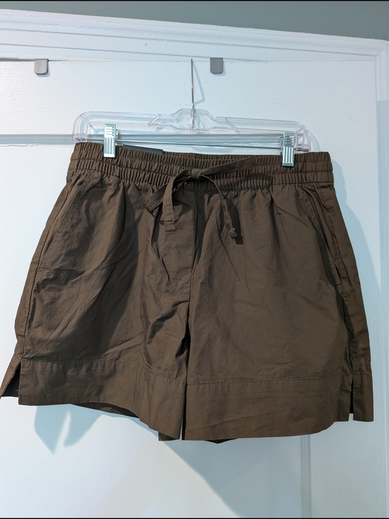 Banana Republic Pants - Banana Republic Olive Green Drawstring Poplin Cotton Shorts BNWT